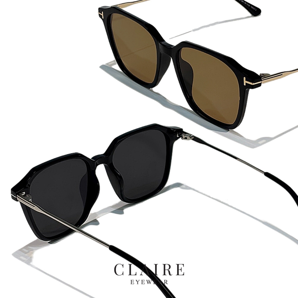 CLAIRE : (HT) แว่นตากันแดด รุ่น Harrington แว่นกันแดดUV400