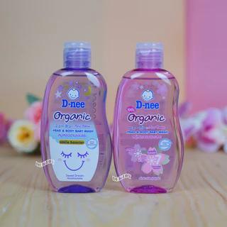 D-nee Organic ดีนี่ ออแกนิค -สบู่เหลวอาบและสระผม 180 มล.