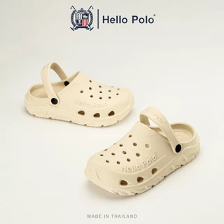 Hello Polo รองเท้าแตะ แบบรัดส้น รองเท้าแฟชั่นผู้หญิง EVA น้ำหนักเบา พื้นหนานุ่ม ใส่เดินสบายเท้า Size 36-45 รุ่น HP8055