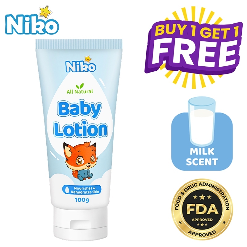 NIKO โลชั่นสำหรับเด็ก ครีมทาผิวเด็ก มอยส์เจอร์ไรเซอร์ อ่อนโยนพิเศษ เหมาะกับทุกสภาพผิว ไม่มัน ไม่ก่อให้เกิดอาการแพ้