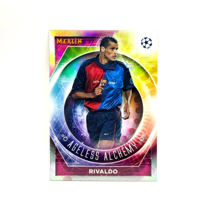 Topps Merlin UEFA 22/23 Rivaldo FC Barcelona Ageless Alchemy