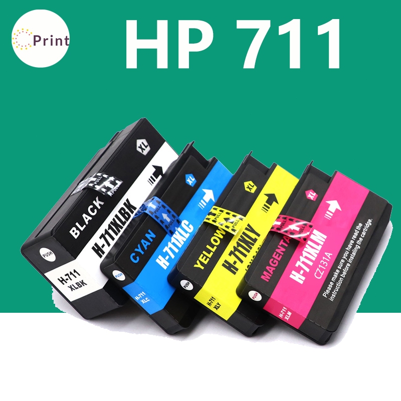 สำหรับตลับหมึก HP 711 HP711 711XL สำหรับเครื่องพิมพ์ HP T120 T610 T520 T24 T520 T914