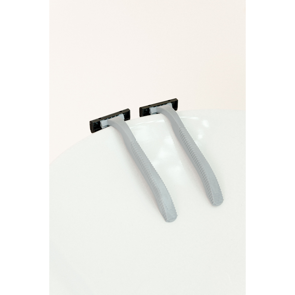 มีดโกน 2 ใบมีด มีดโกนหนวดผู้ชาย ROX II Unisex 3 ชิ้น/แพ็ค (ใช้ซ้ำได้ สินค้าคุณภาพสูง) jksintertrade - รูปที่ 4