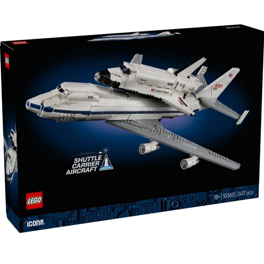 LEGO® ICONS™ Shuttle Carrier Aircraft 10360
