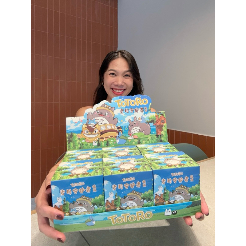 พรีออเดอร์ - กล่องสุ่มโทโทโร่ล้วนๆ TOTORO GHIBLI 🧸📦 ยกบล็อค 6 จุ่ม ไม่ซ้ำ
