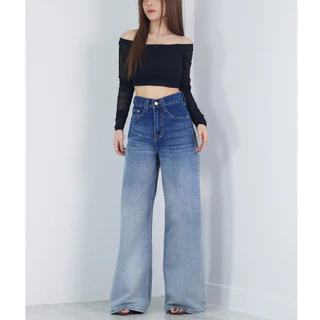 VALAW - Blossom Jeans กางเกงยีนส์ทรงกระบอกใหญ่ Baggy