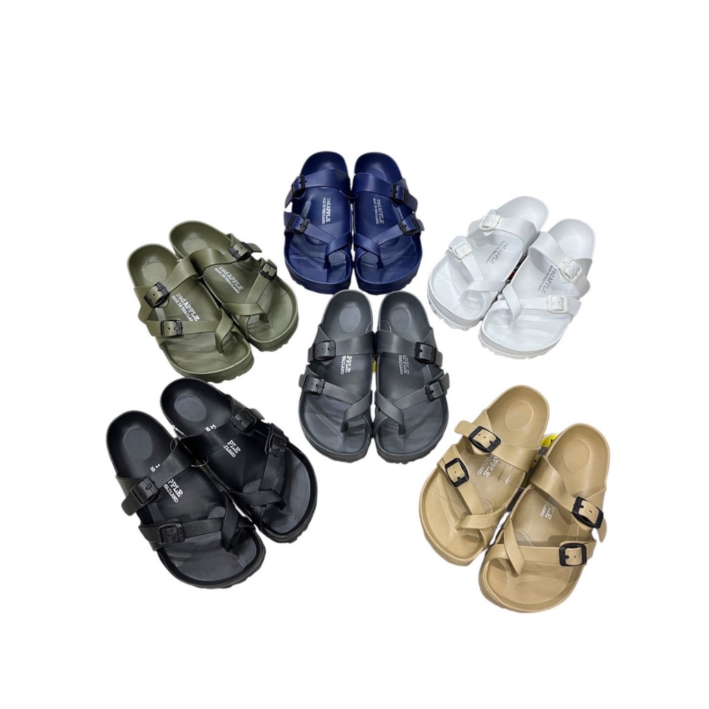 รองเท้าแตะAPPLE รุ่น BG2572 รองเท้านุ่มใส่สบายเท้า  Size 36-43 สี เบจ เทา ดำ เขียว ขาว กรม (L28)