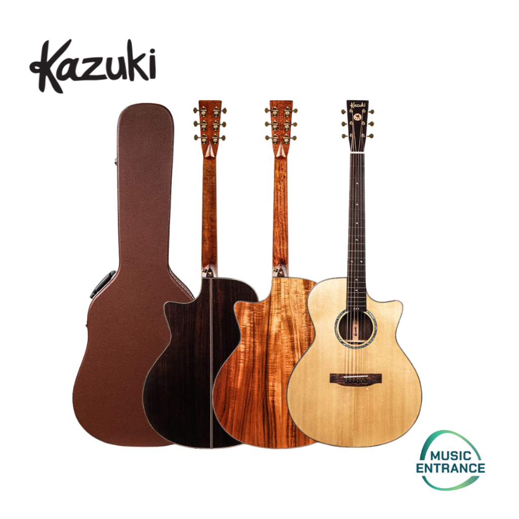 Kazuki All Soul Adirondack กีตาร์โปร่ง Acoustic Guitar