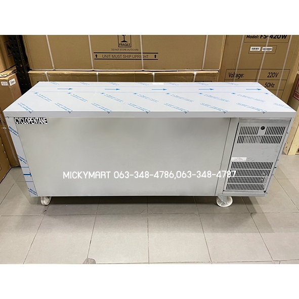 ตู้แช่เคาน์เตอร์สแตนเลส หน้ากว้าง 180 ซม. ความจุ 420 ลิตร /14 คิว รุ่น SCR3-1806-Ai (แช่เย็น) ยี่ห้อ Sanden intercool ราคา ถูกที่สุด ดีลบีเคเค แกลเลอรีภาพที่ 5
