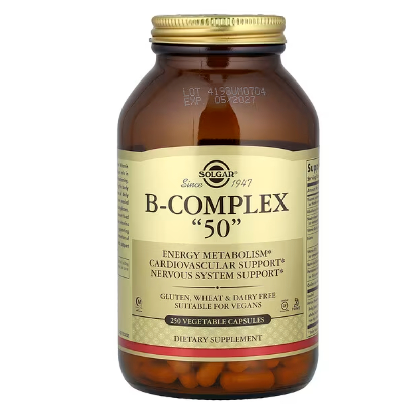 Solgar, B-Complex "50", 250 Vegetable Capsules