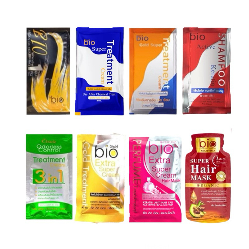 [3ซอง] ไบโอทรีทเม้นท์ ไบโอซอง กรีนไบโอ ทรีทเม้นท์ผม Bio super treatment