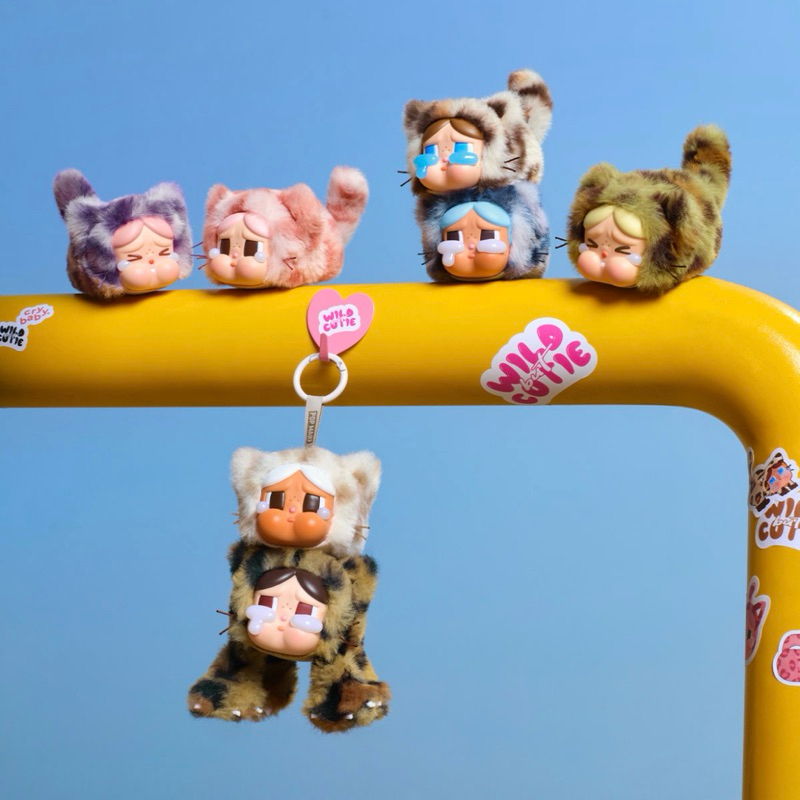 ꒰ wts - พร้อมส่ง ꒱ CRYBABY Wild but Cutie Series vinly face plush สุ่ม เลือกตัว