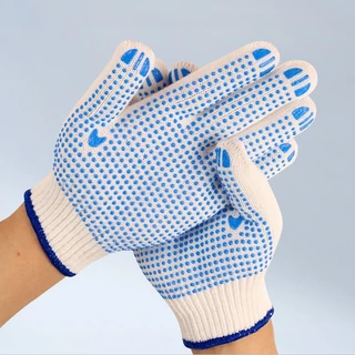 [Harvest+Tools] แจกฟรี ถุงมือกันลื่น ถุงมือทำงาน GVIEAWAY-BLUE