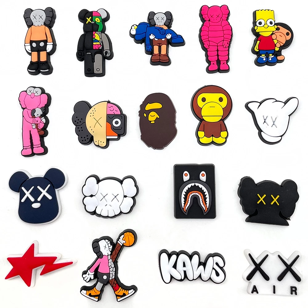 18 ชิ้น/เซ็ตรองเท้า Charm MEIDJ ตาม shoe Charm และผู้หญิงในประเภทผู้หญิง