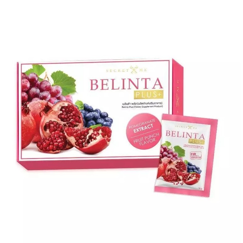 (📍กดในไลฟ์ถูกกว่า📍)  เบลินต้า พลัส คอลลาเจน ซีเคล็ดมี BELINTA PLUS 1กล่อง 15 ซอง🩷