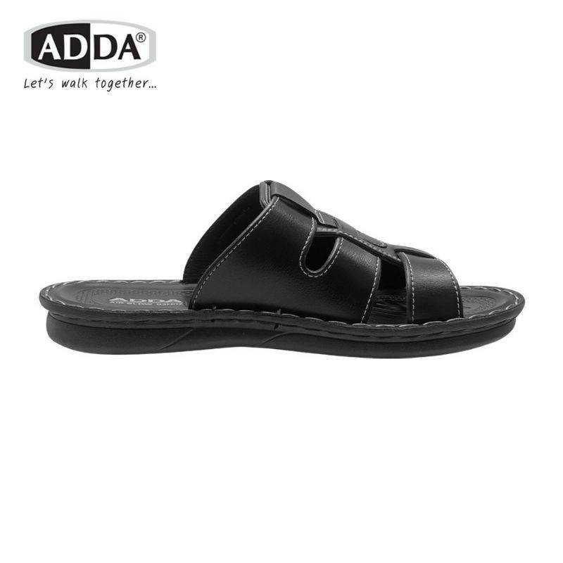 ADDA PU รุ่นใหม่ เย็บขอบ รองเท้าแตะลำลองแบบสวม สำหรับผู้ชาย รุ่น 93H02-M1 (ไซส์ 7-10) พร้อมส่งด่วน ราคา ถูกที่สุด ดีลบีเคเค แกลเลอรีภาพที่ 7