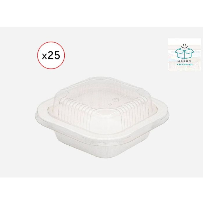 ซุปเปอร์เซฟ ถาดกระดาษเหลี่ยมซุปเปอร์เซฟ เบอร์ S010 270มล. x 25 ถาดกระดาษ ถาดกระดาษใส่อาหาร