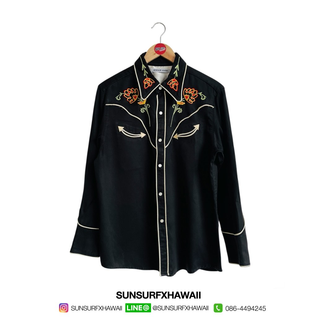 SEVEN BY SEVEN EMBROIDERY WESTERN SHIRT