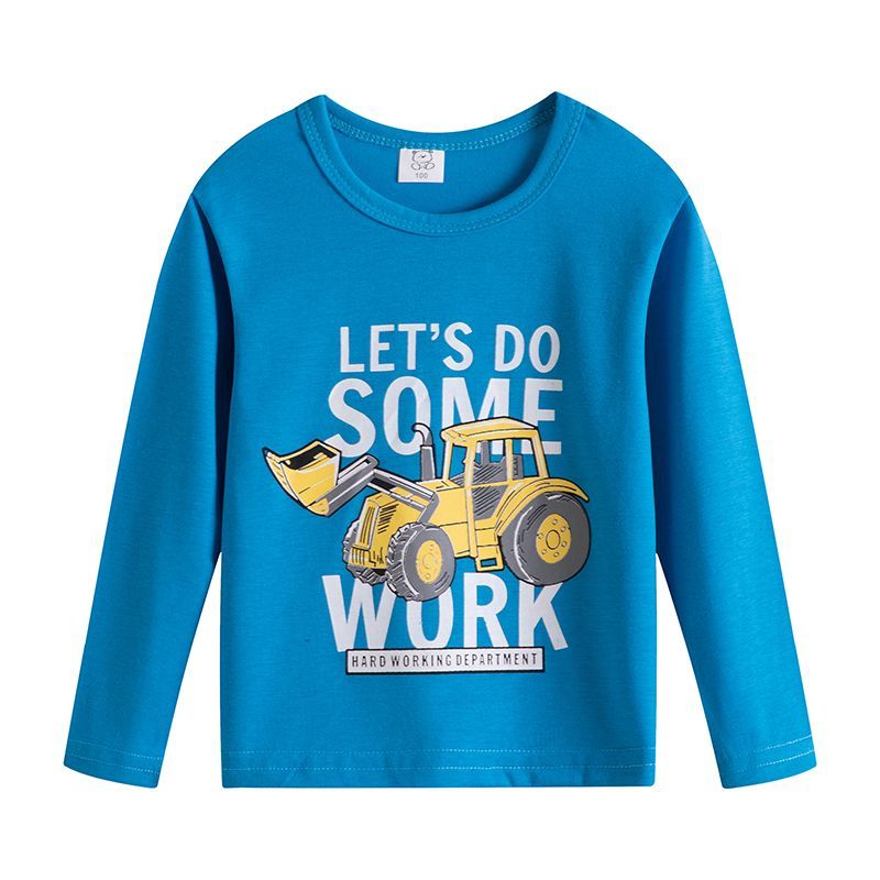 เสื้อยืดเด็ก เสื้อแขนยาวเด็ก ลายการ์ตูน สีสดใส่ ใส่สบาย มีหลายสีให้เลือก #20013 - รูปที่ 6