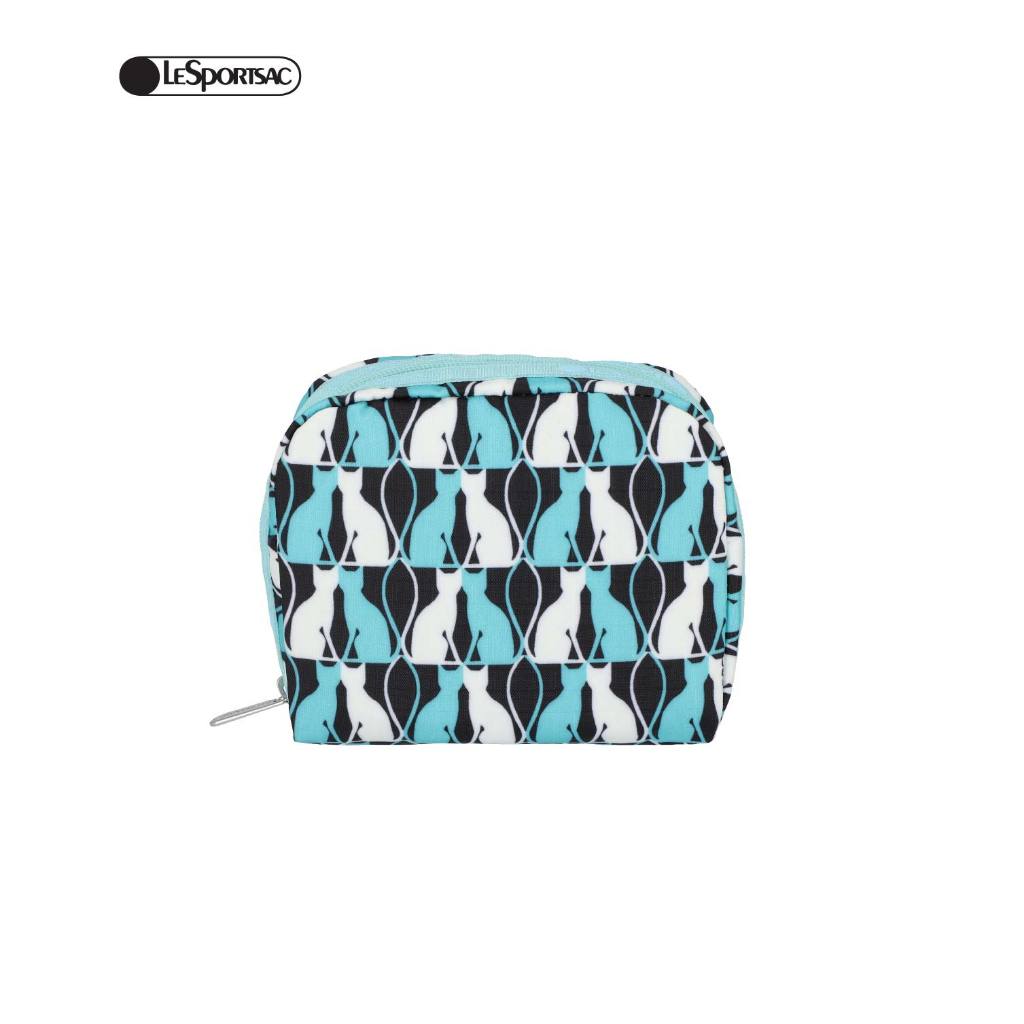 Lesportsac Square Cosmetic Bag Small Bag กระเป๋าใบเล็กเครื่องสำอาง Style 6701 - รูปที่ 5
