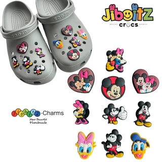 พร้อมส่ง ตัวติดลายMickey จิ๊บบิท ลายมิกกี้เมาส์ มินนี่ น่ารักมาก jibbitz Crocs ตัวติดรองเท้ามีรู DIY