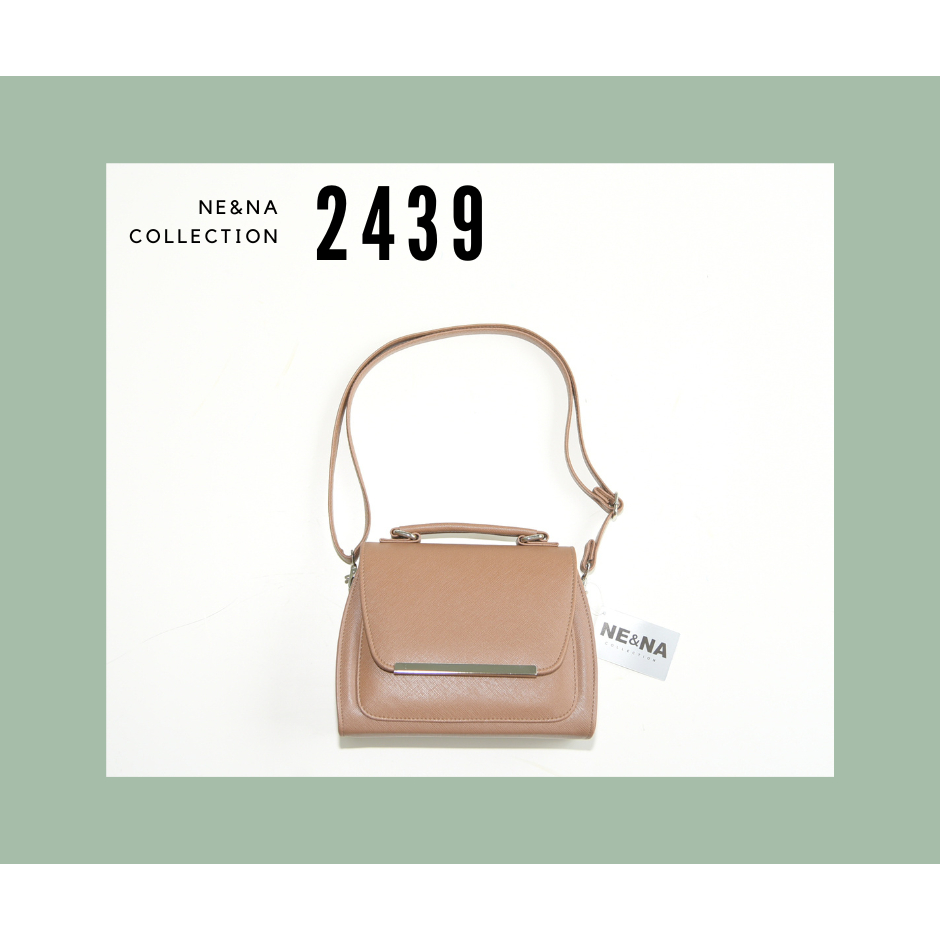 กระเป๋าเเฟชั่นผู้หญิงสะพายข้างทรงกล่อง No. 2439 NE&NA Collection Bag