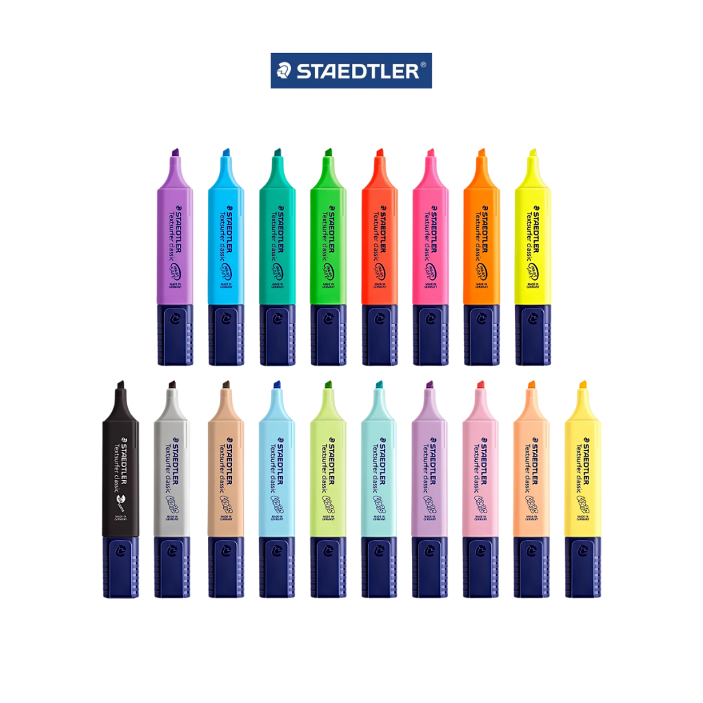 ปากกาไฮไลท์ เน้นข้อความ Highlight textsurfer ยี่ห้อ staedtler / 1ด้าม