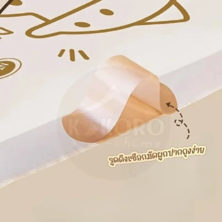 [ส่งด่วน 2 ชม.] Kokoro Home ถุงขยะ ถุงขยะม้วน ลายไดโน MB016 30ใบ ถุงขยะหูรูด มีหูหิ้ว ขนาด 45x60 พกพาง่าย เหนียว