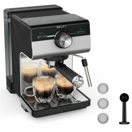 Tefal KRUPS เครื่องชงกาแฟเอสเปรสโซ Authentic+ รุ่น XP384E10 แรงดัน 15 บาร์ ความจุแท็งก์น้ำ 2ลิตร