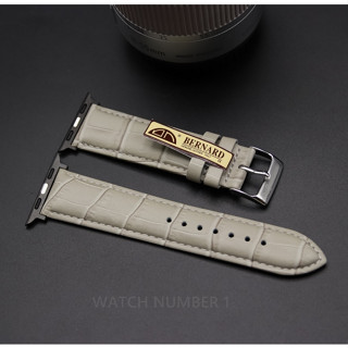 สายหนังแท้ แบรนด์ BERNARD E546 สำหรับ  Apple Watch  จากประเท…