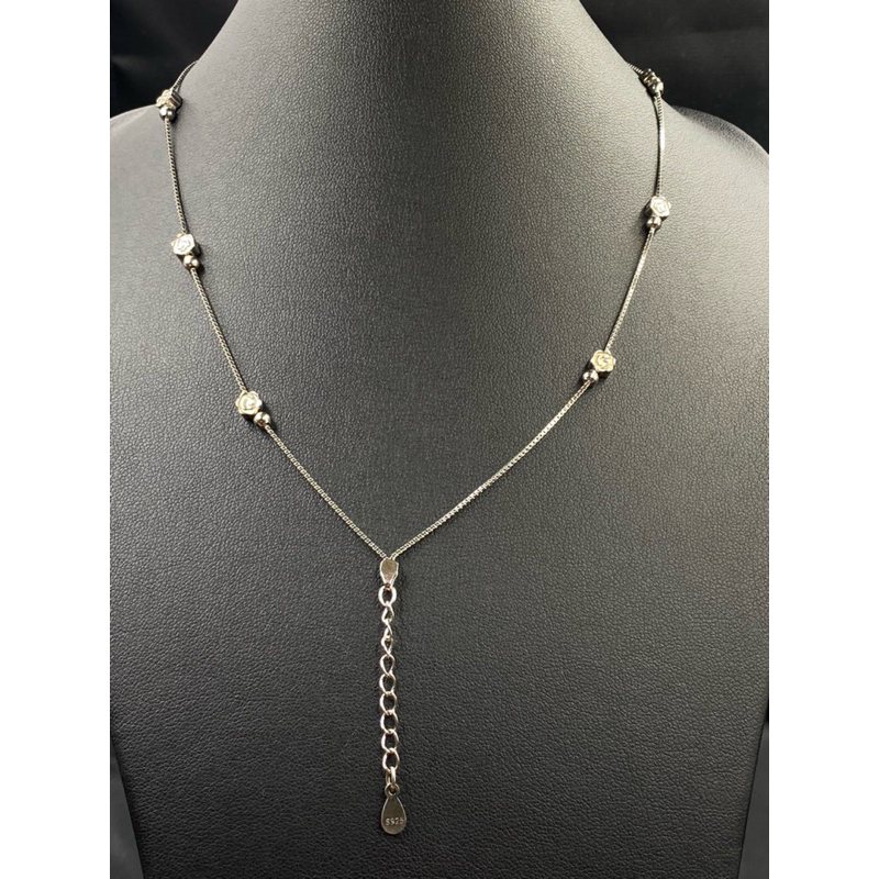 beautiful 925 silver elegant necklace