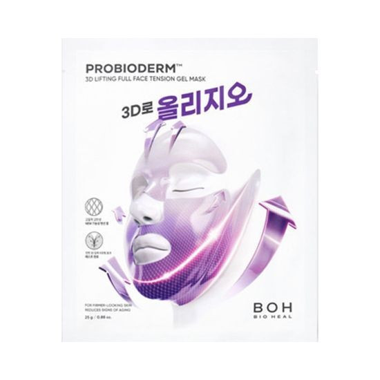 [สินค้าของแท้100% พร้อมส่ง] BOH  BOH x Oligio Probioderm 3D Lifting Full Face Tension Gel Mask 3PC S