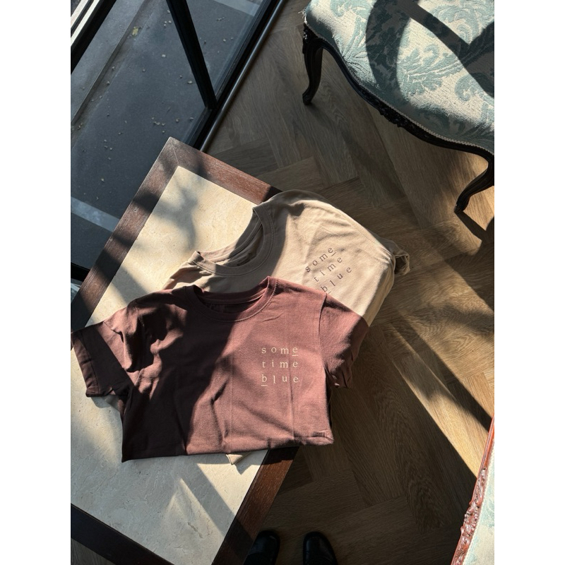 T-shirt SOME TIME BLUE