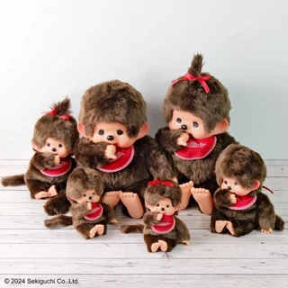 ของแท้ 100% Monchhichi Plush Premium Standard Original - มอนชิชิรุ่นเบสิค สีน้ำตาล ทุกขนาด ตุ๊กตาและพวงกุญแจ แท้ 100%