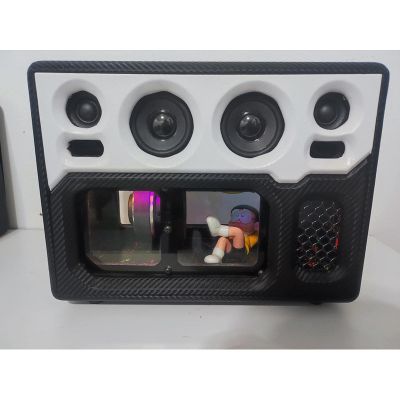 ลำโพงบลูทูธ4.5กระแทกข้าง หลังอะคริลิค