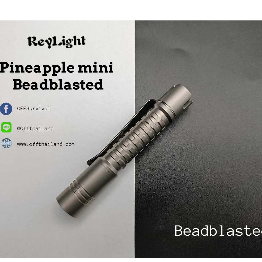 ReyLight Pineapple Mini Ti Beadblasted