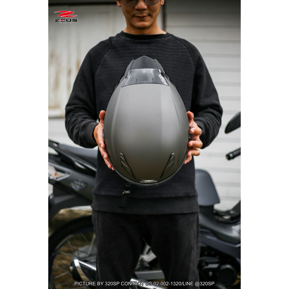 แถมฟรีสปอยเลอร์!! หมวกันน็อคครึ่งใบ ZEUS รุ่น ZS-631 ของใหม่ 2025 ส่งไว!! 320SP!!!!! - รูปที่ 5