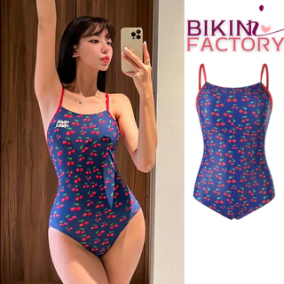 BIKINI FACTORY ชุดว่ายน้ำชิ้นเดียว บอดี้สูทวันพีช ชุดชายทะเลผู้หญิง🔥มีไซต์ M-XL นน40-65KG สินค้าพร้อมส่งจากไทย SET-BK062