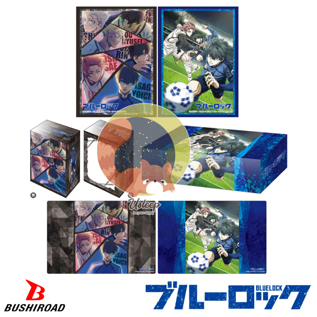 Bushiroad Sleeve & Deck Holder V3 & Storage Box V2 & Rubber Mat V2 BLUE LOCK