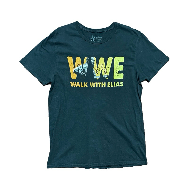 เสื้อมวยปล้ำ ELIAS สีดำ ปั๊มคอลิขสิทธิ์ WWE