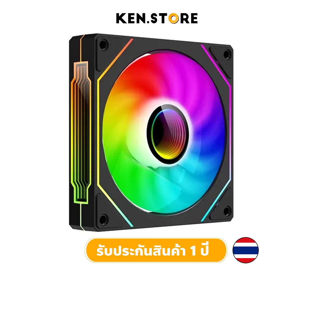 พัดลมคอม รุ่น Prism 4Pro PWM ARGB 12CM Cooling Fan