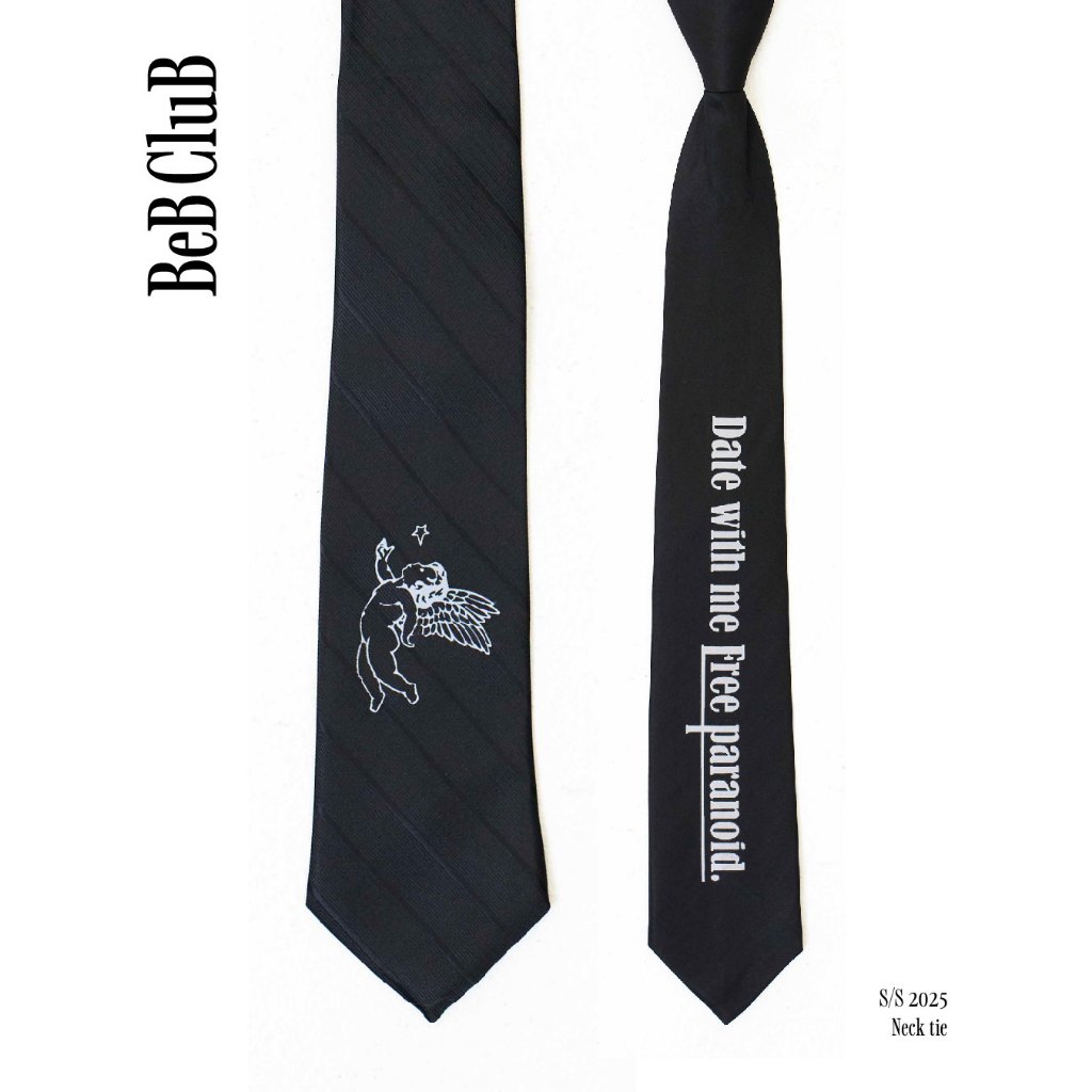 BEB CLUB HOMEMADE  HEART NECK TIE เน็กไทเบ็บคลับ