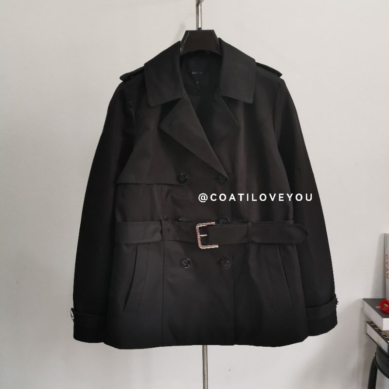 MOHITO​ TRENCH​ JACKET​ (BLACK)​