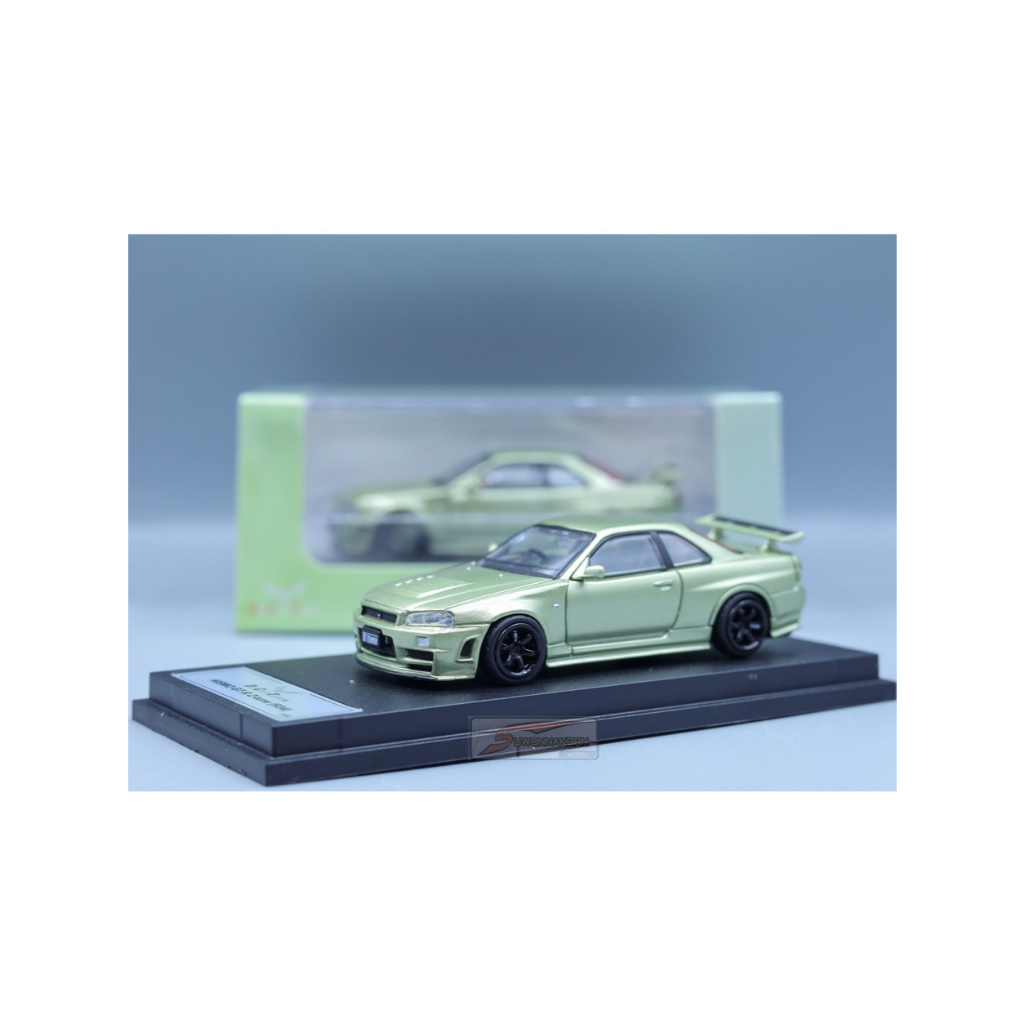 DieCastTeam  1/64 Nismo GT-R Z-Tune R34 Jade