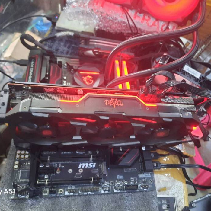 การ์ดจอ RX 5700XT REDDEVIL   8GB มีกล่อง ตัวแรงสภาพสวยครับ