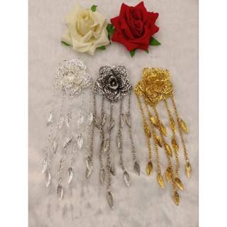 เข็มกลัดดอกไม้ตุ้งติ้งลายสวยๆ