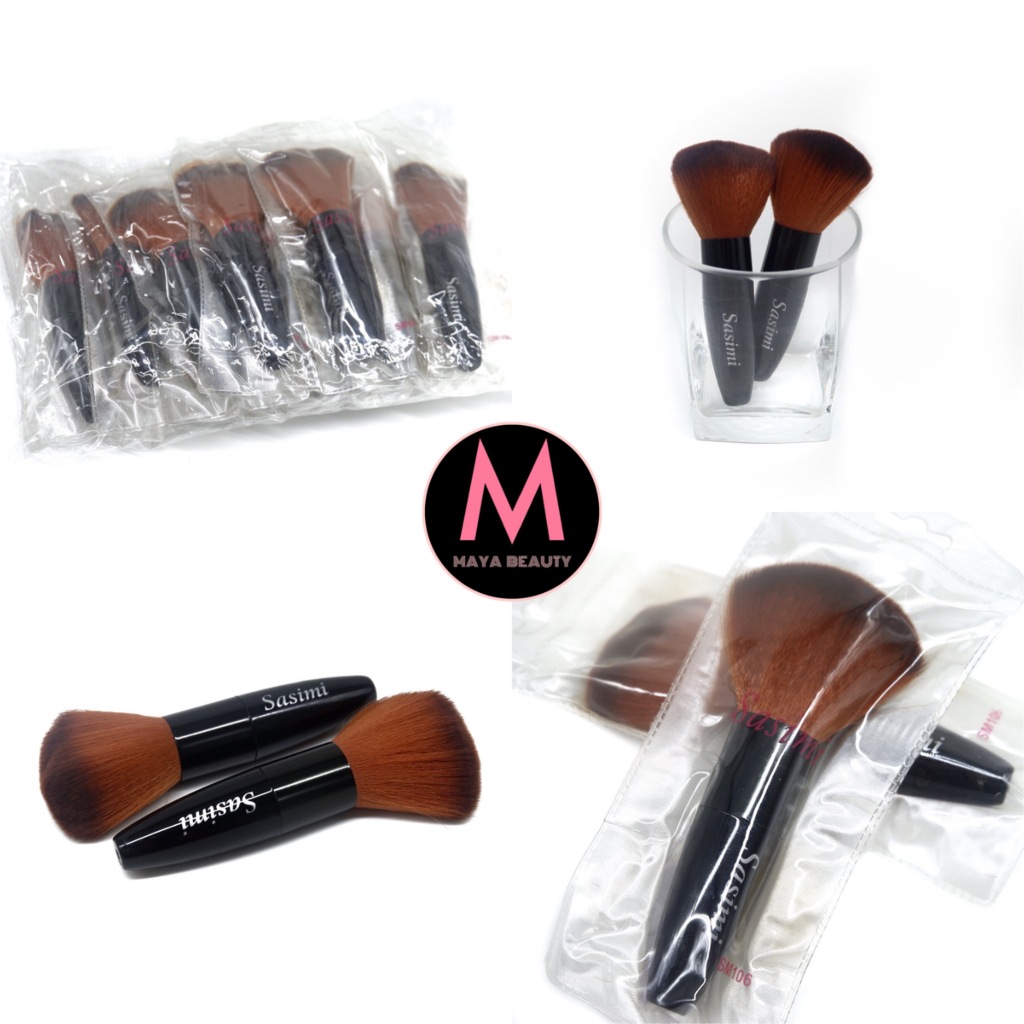 {โหล} SASIMI Cosmetic Brush แปรงแต่งหน้า ขนแปรงนุ่ม ไม่บาดผิวหน้า no.SM106