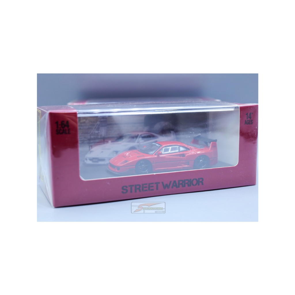 Street Warrior  1/64 LBWK F40 RED