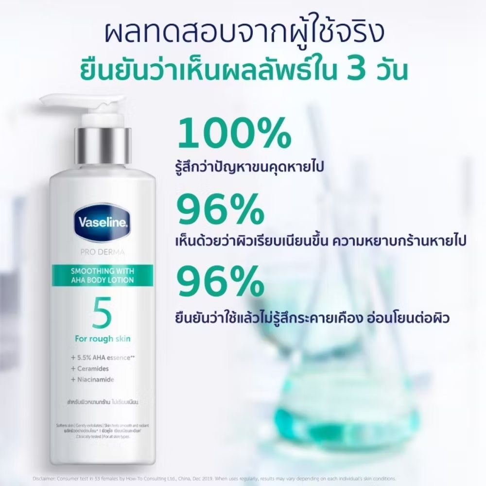 Vaseline Proderma Aha Smooth Lotion 250ML วาสลีน โปร เดอร์มา เอเอชเอ สมูทติ้ง บอดี้ โลชั่น 250 มล. - รูปที่ 2
