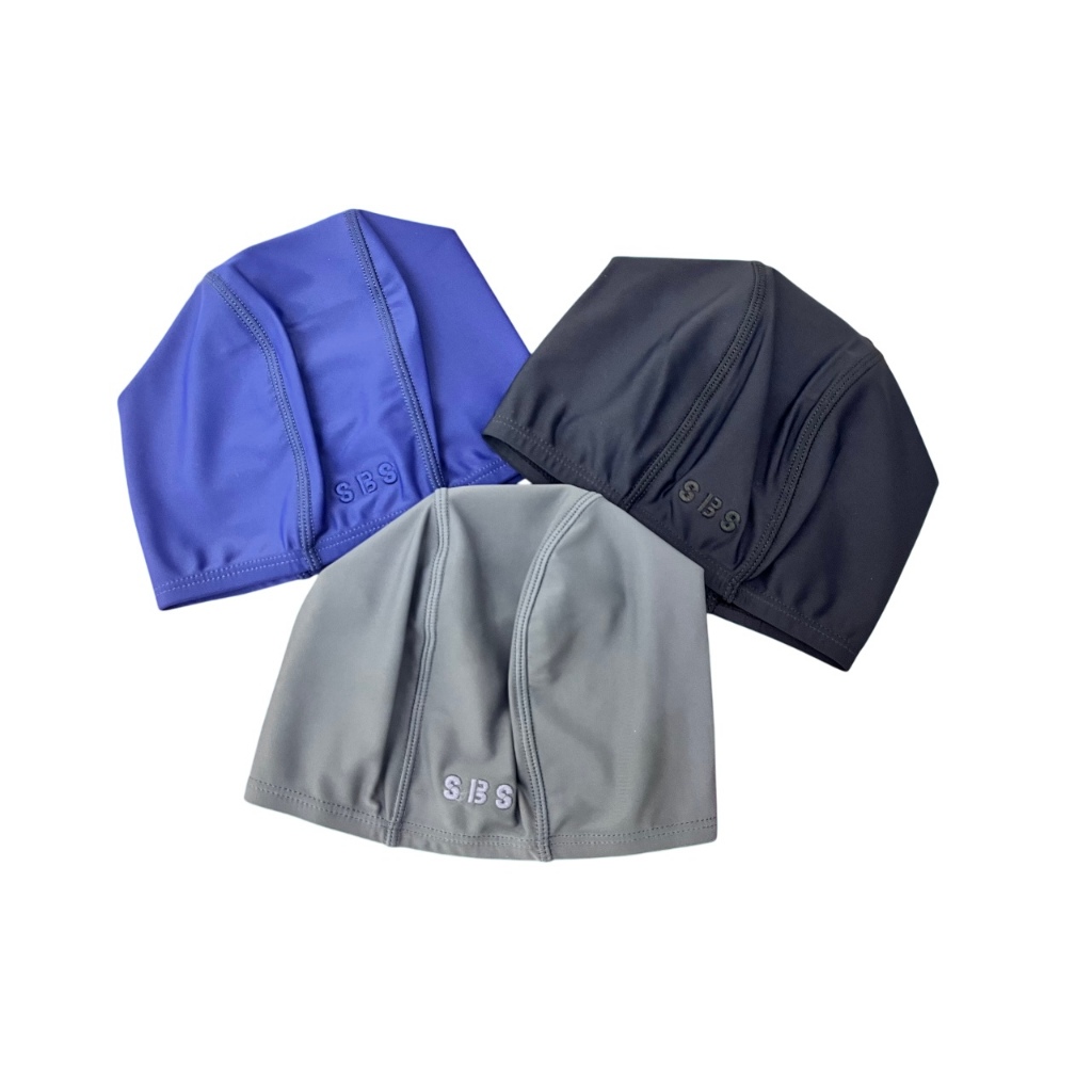 หมวกว่ายน้ำผู้ใหญ่ ผ้าเเห้งเร็ว กระชับ ยืดหยุ่นได้ดี | SBS SWIMWEAR | S-14023